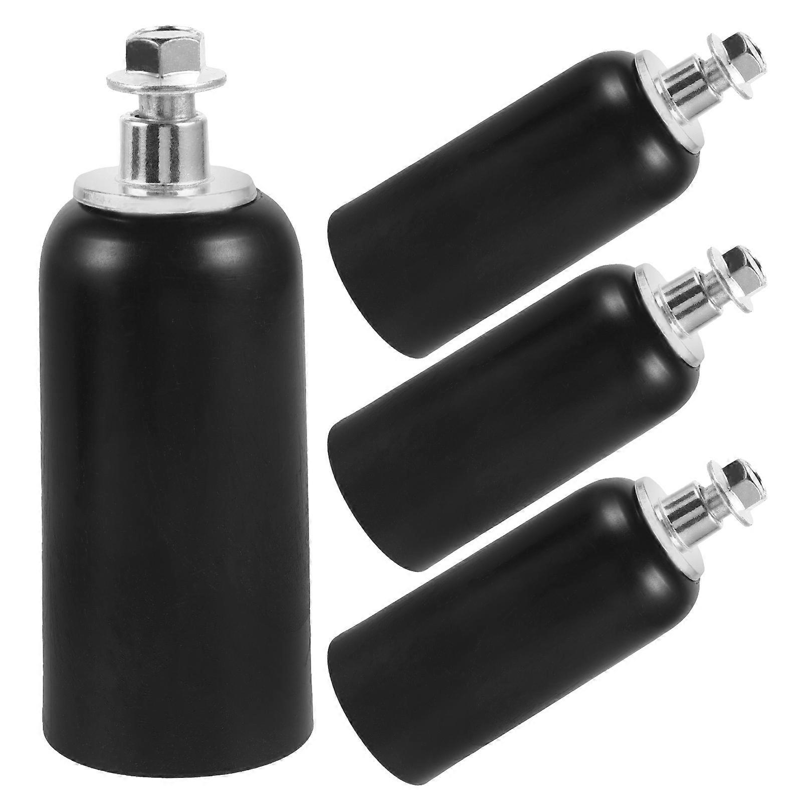 Black Motorcycle Handlebar Plugs Handlebar End Plug for 16Pcs Set