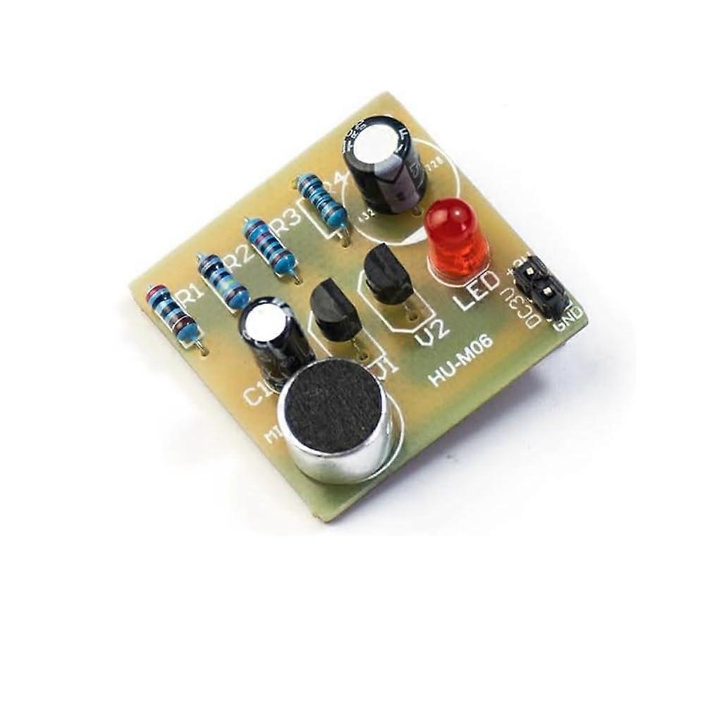 DIY Voice Activated LED Flash Kit for Electronics Learning and HandsOn Soldering Practice