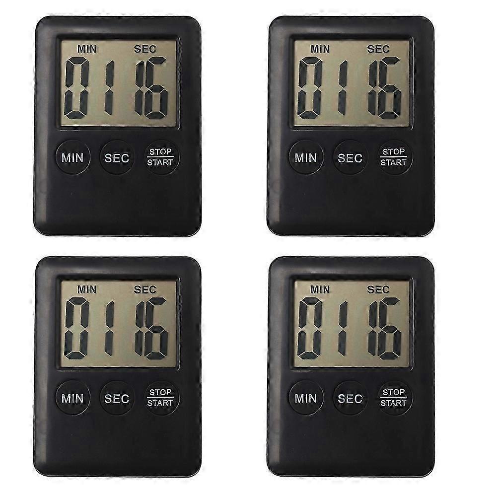 4X Kitchen Timer, Timer with Egg and Magnet