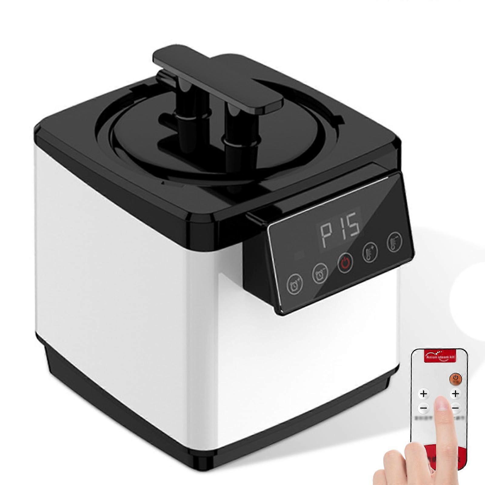 Sauna Steam Generator 2.6L 1000W with Remote Control and Adjustable Settings for Home Spa