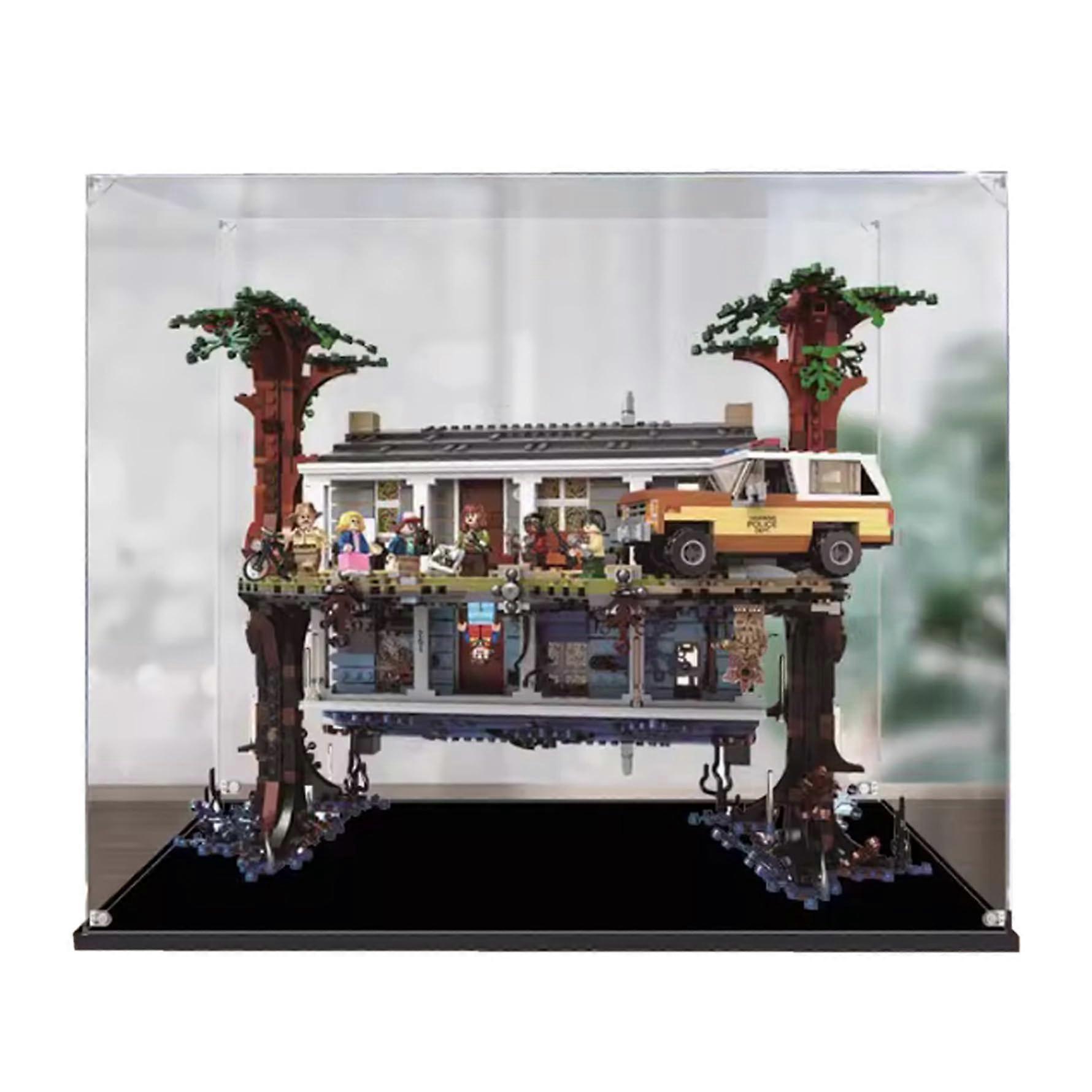 Display Case for  75810 Model, Transparent Acrylic, Dustproof and Stackable Clear Panels