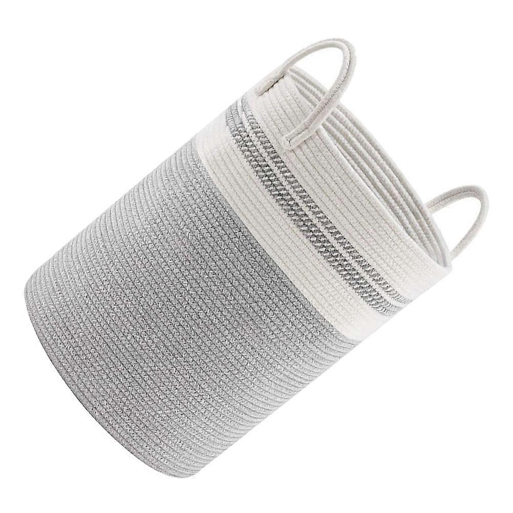 Assorted Color Cotton Rope Storage Basket for Space Saving 1 Piece