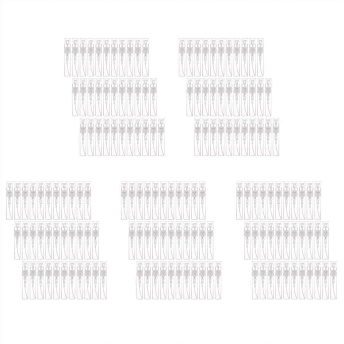 600Pcs Transparent Empty Bottles 3Ml Plastic Mini Refillable Container Empty Cosmetic Containers