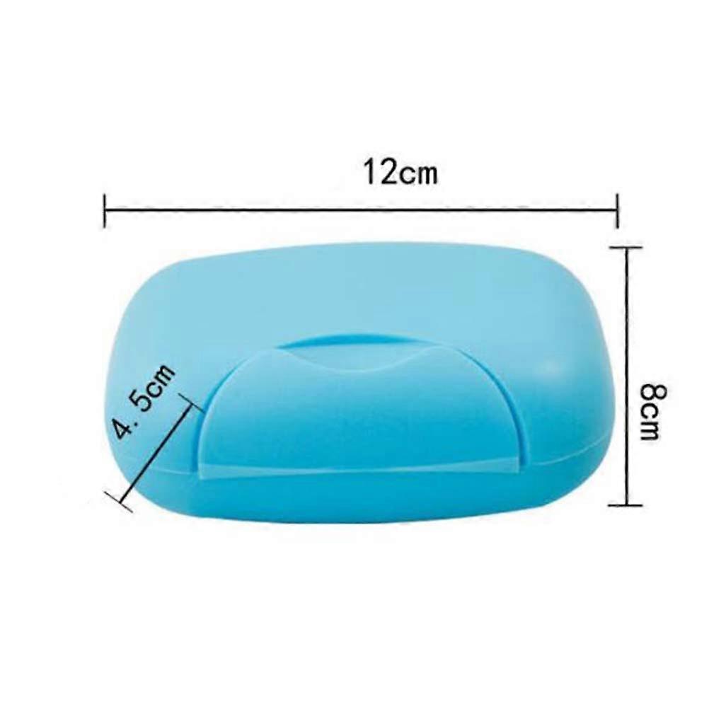 Creative Portable Soap Case Soap Holder for Storage 4Pcs Assorted Color