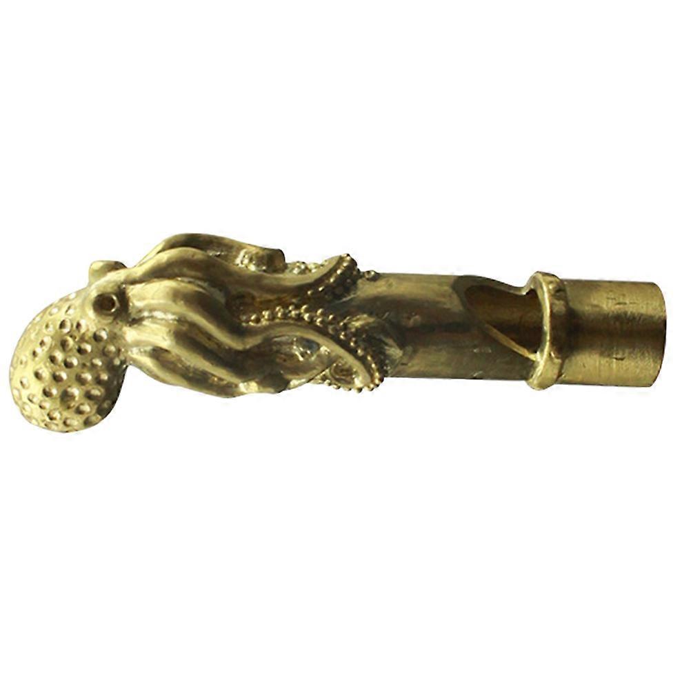 Golden Copper Whistle Octopus Design Whistle for Emergency Use