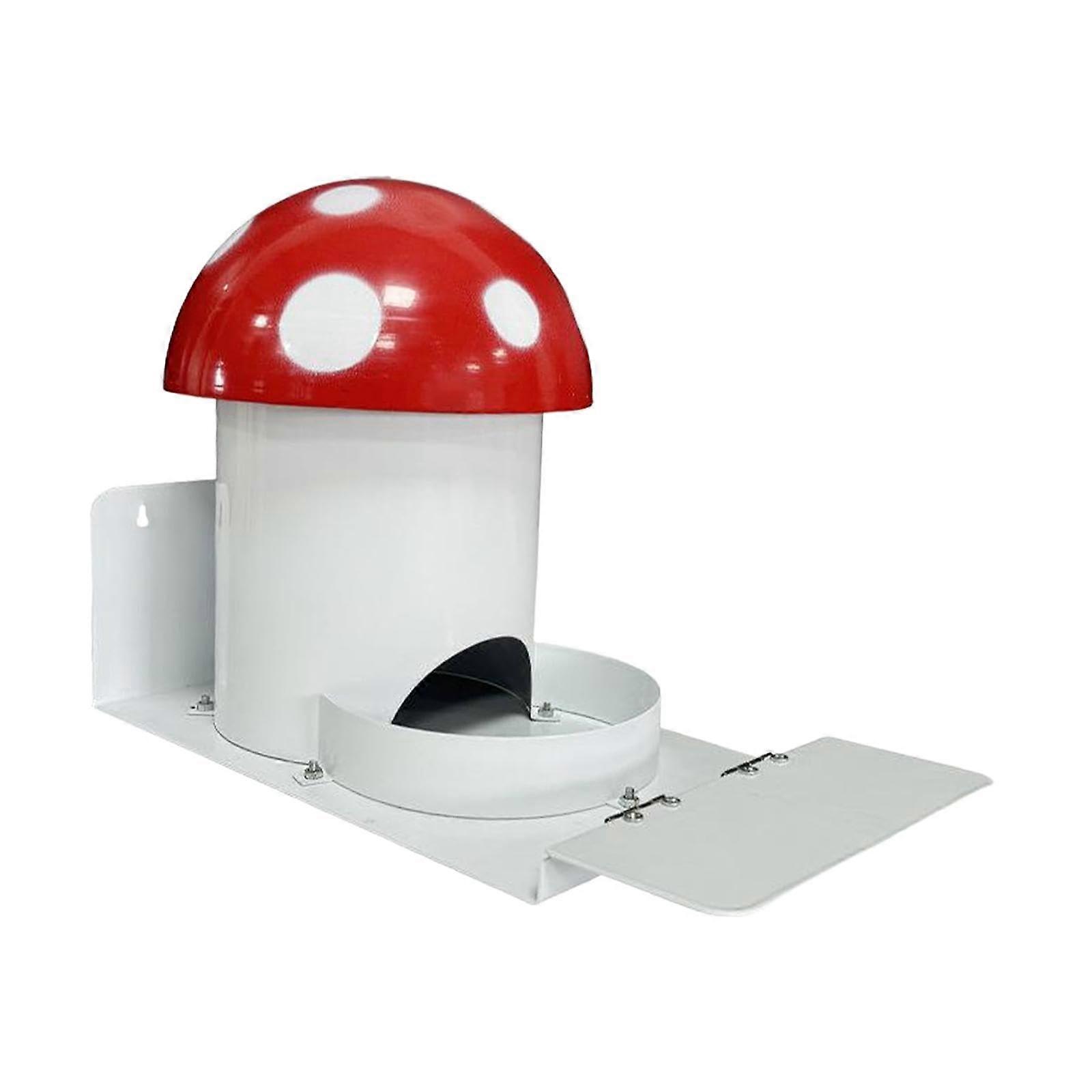 Weatherproof Iron Squirrel Feeder with Large Capacity for Backyard Garden and Automatic Refill