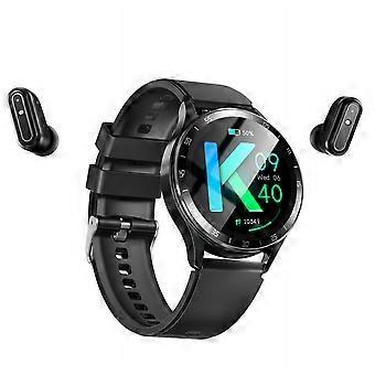 Smartwatch 2 in 1 con auricolari wireless touch control, IP67 impermeabile, monitoraggio del sonno NFC