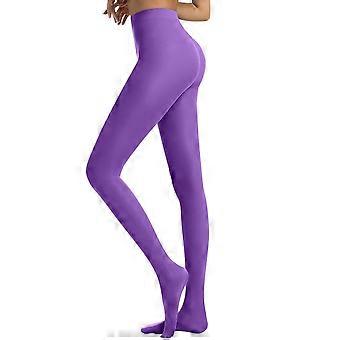 Blickdichte, violette Strumpfhose mit Bauchkontrolle für Damen – geeignet für den ganzen Tag