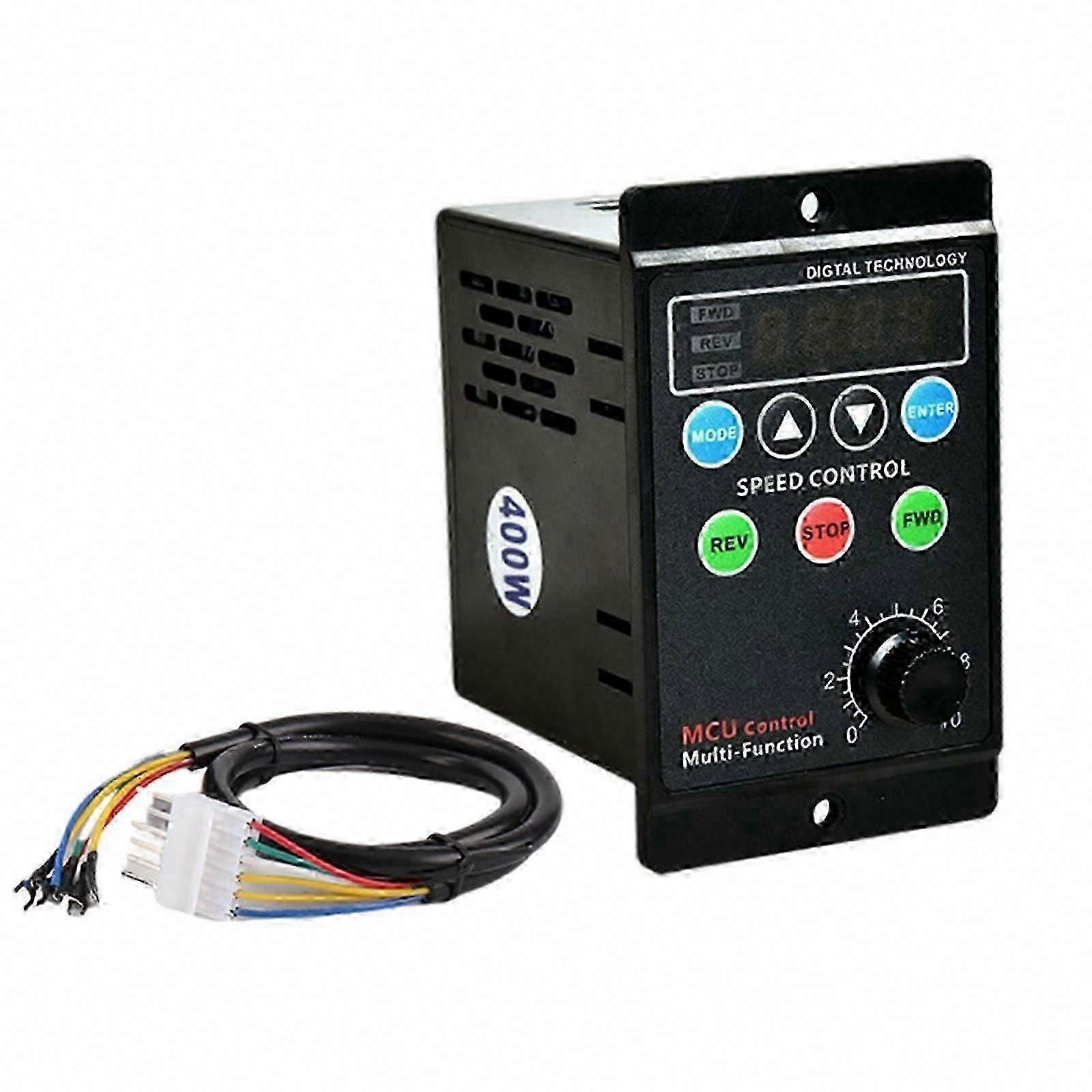 AC 220V Motor Speed Controller Switch with Digital Display - 400W, MCU Digital Control, Slow Acceleration/Deceleration