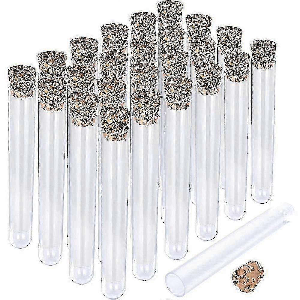 Clear Plastic Test Tubes for Laboratory Use - Transparent & Durable