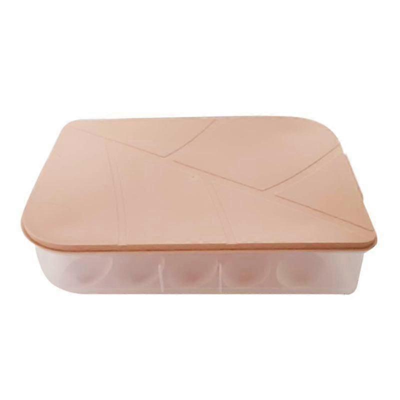 Stackable Home Kitchen Refrigerator Egg Storage Box Holder Container with Lid