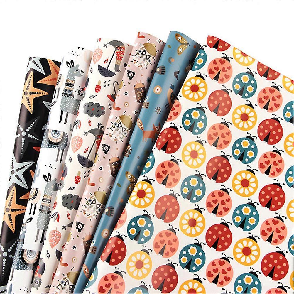 Gift Wrapping Papers Multi-Pattern Birthday Packing Papers for 3Sets
