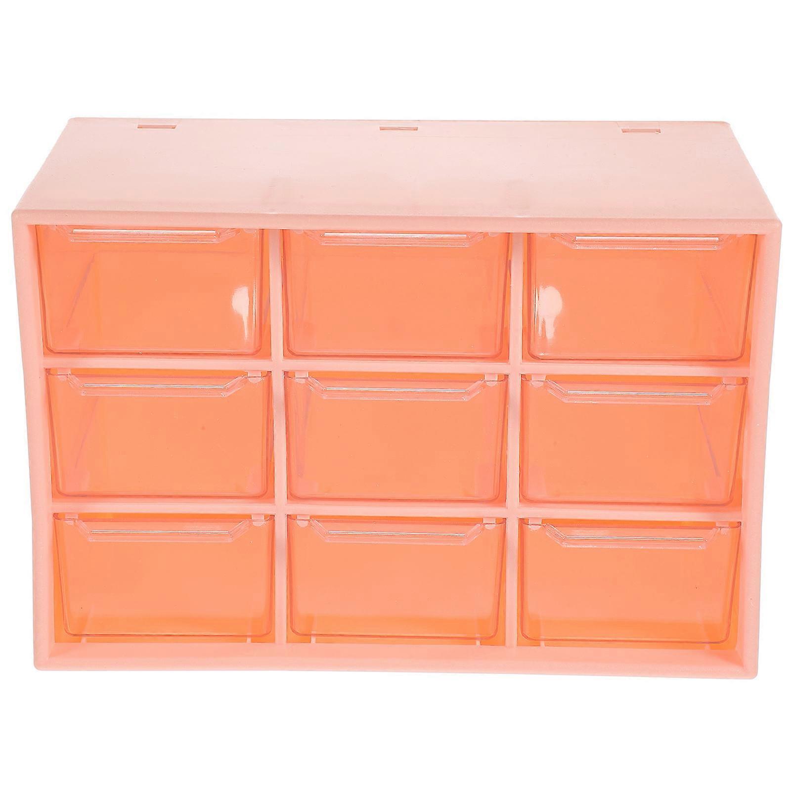 Multipurpose Storage Container Drawer Type for Storage Use Nine Compartments