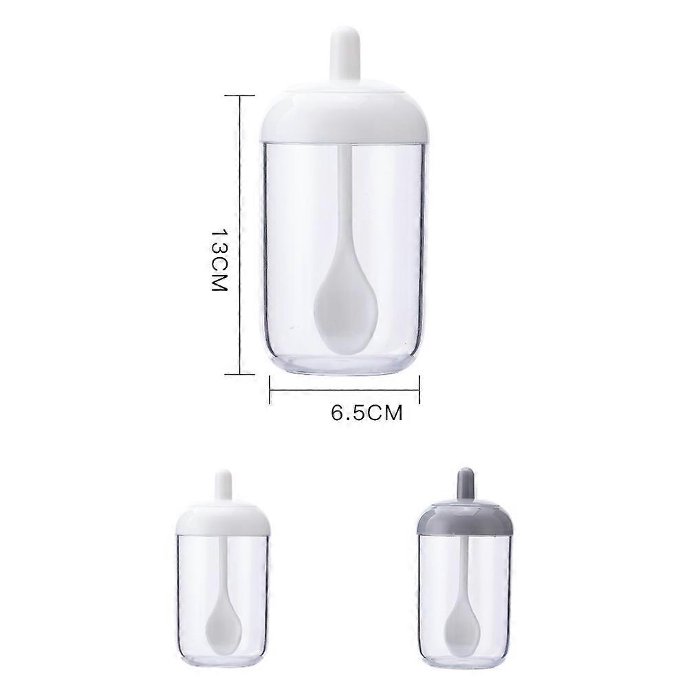 Spice Jar Set Kitchen Sugar Salt Pepper Storage Container 8Pcs