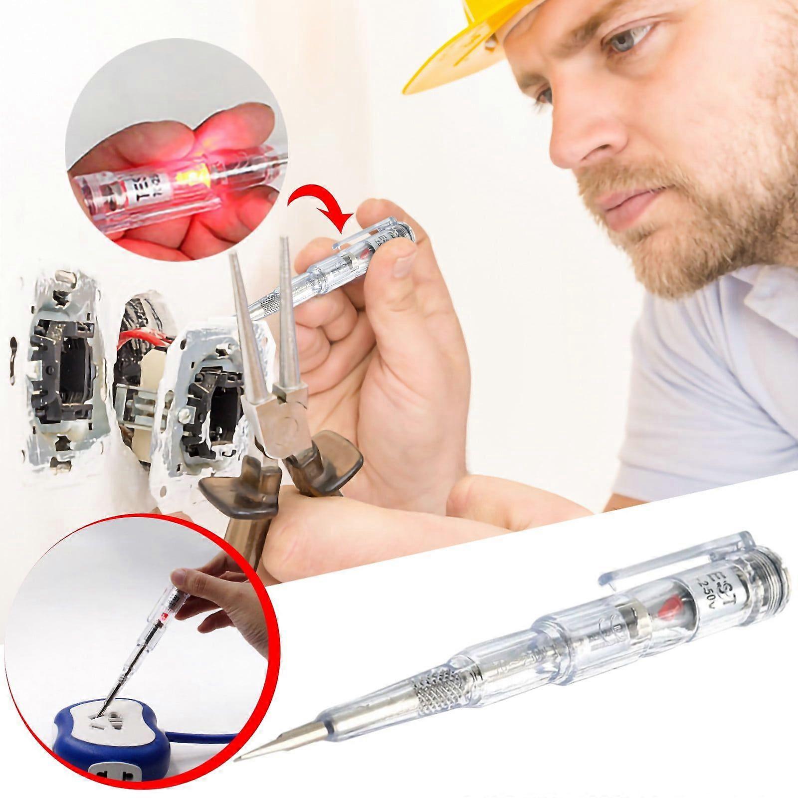 Test Pen Multifunction Screwdriver Durable Insulation Electrician Home Tool
