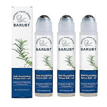 3X Roll-on Ball Rosemary Hair Care Essence Langvarig Fuktighetsgivende Nærende Reparerende Utglattende Hårpleie jks