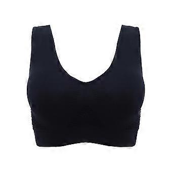 Liftup Air Bra Women's Girls' Yoga Sports Underwear with Hollow Up Back Wireless Padded Bralette
