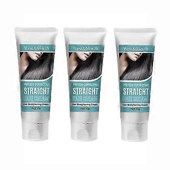 1-3X Proteïne Corrigerende Haarstraightening Crème Zijdeglans,dbIAOS