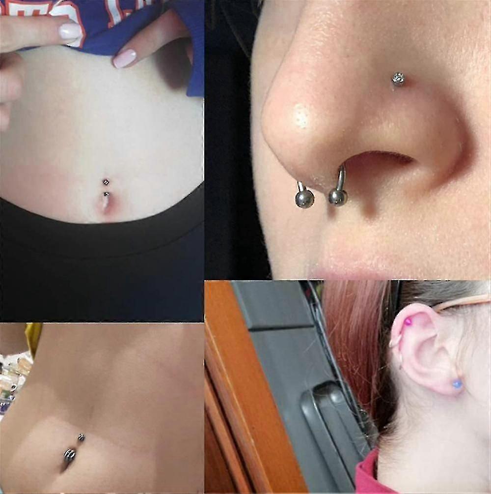 Piercingkit Professionellt piercingkit Stålpiercingnålar Piercing