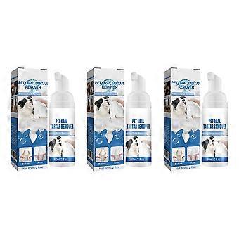 Pet Dental Plaque Remover For Removing Tartar, Yellow Teeth, Bad Breath, Teeth Cleaning And Oral Foam Cleaner