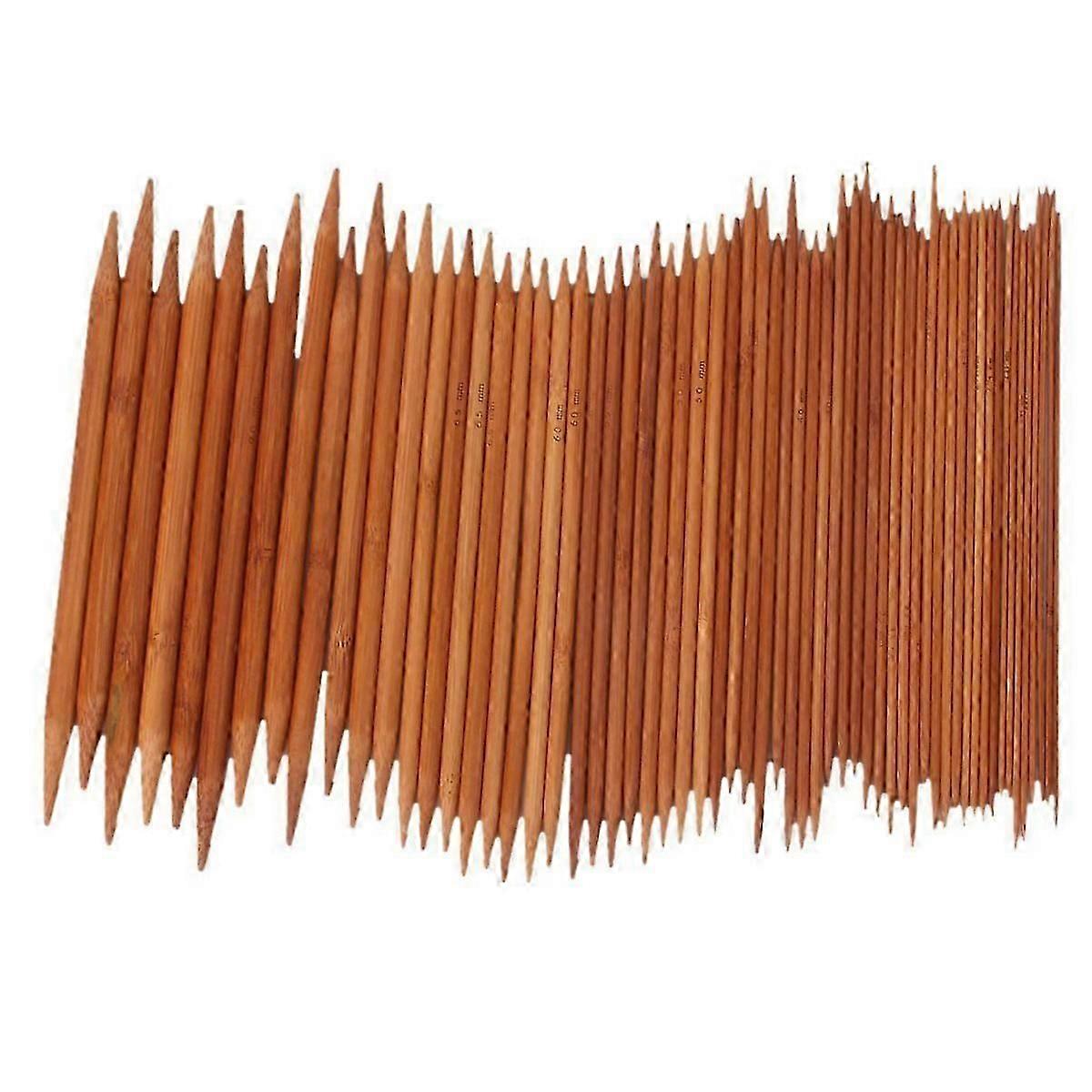 Double Pointed Bamboo Knitting Needles for Durable Use 15Sets