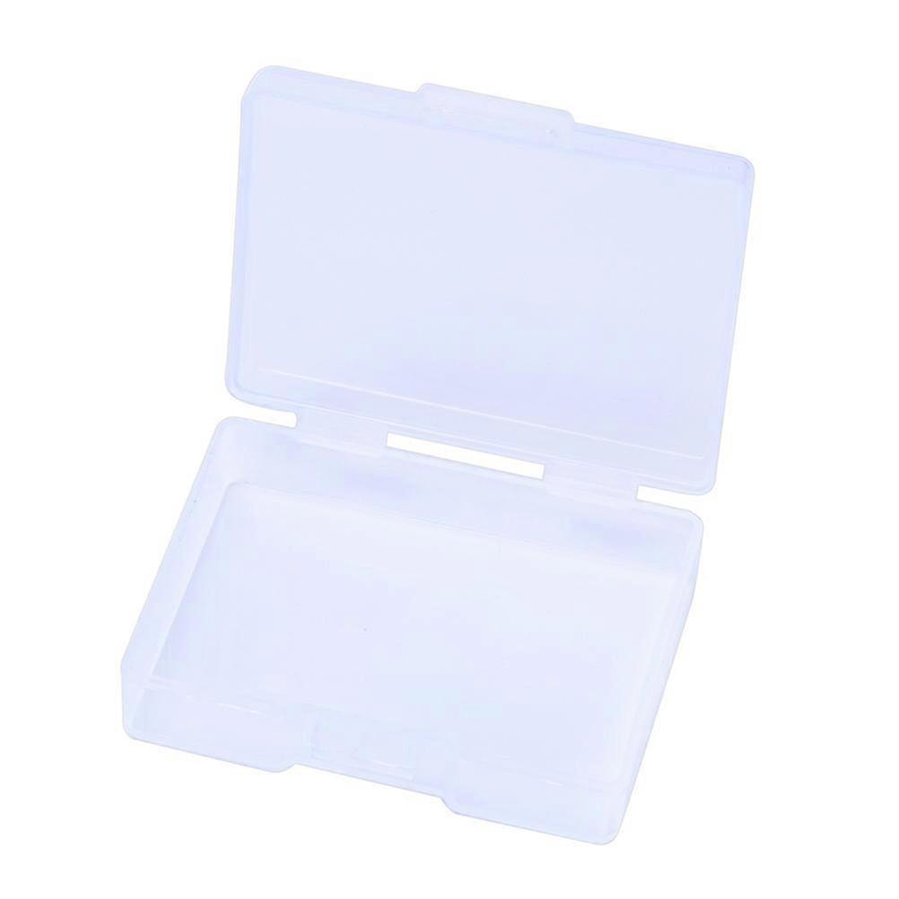 Plastic Storage Box Rectangular Transparent compatible with Collection 6Pcs Small Organizer