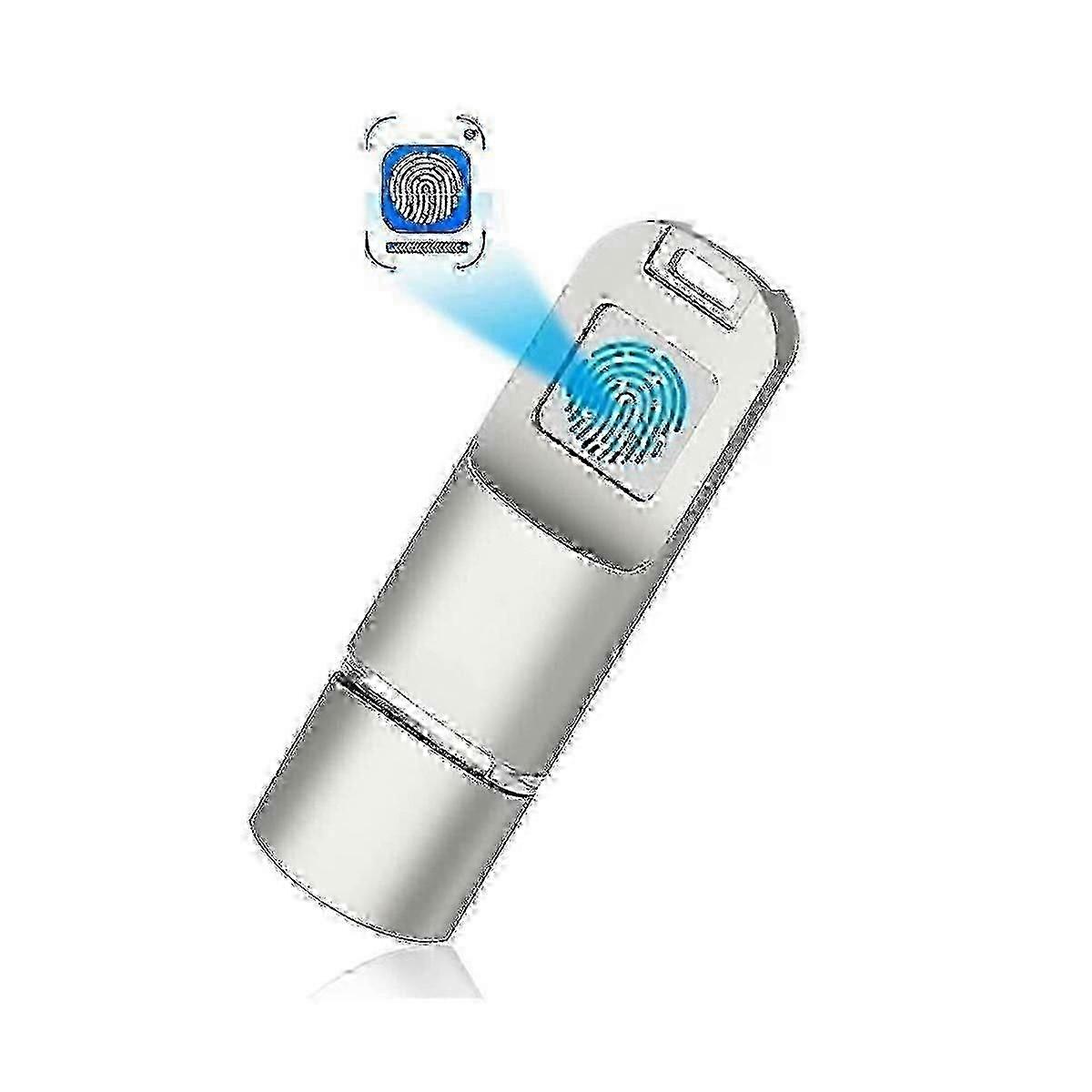 64GB USB flash drive with biometric security