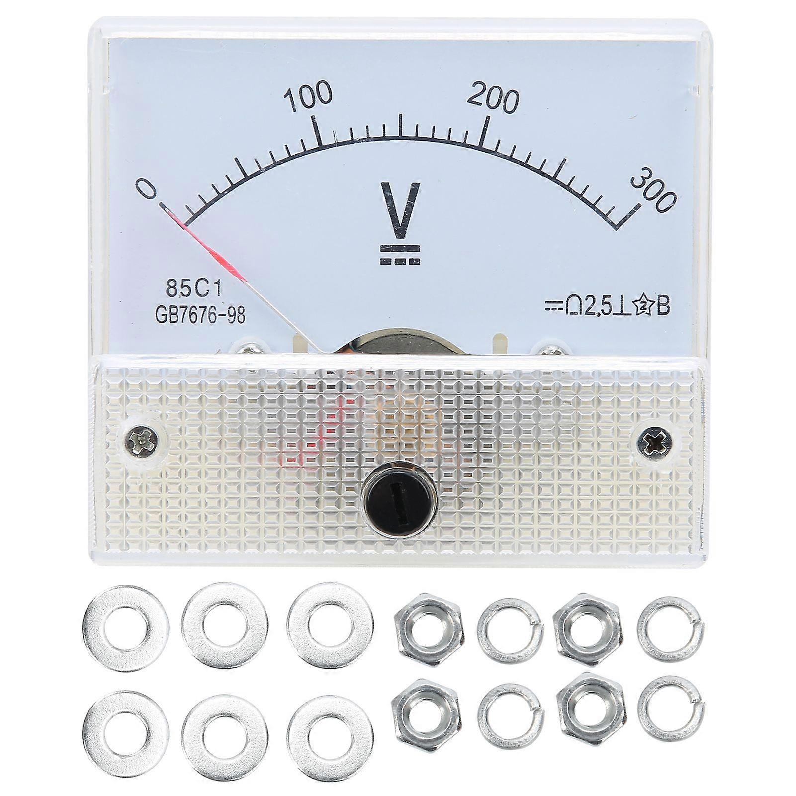 DC Pointer Voltmeter High Accuracy Installation Measuring Instrument 85C1 DC 0~300V