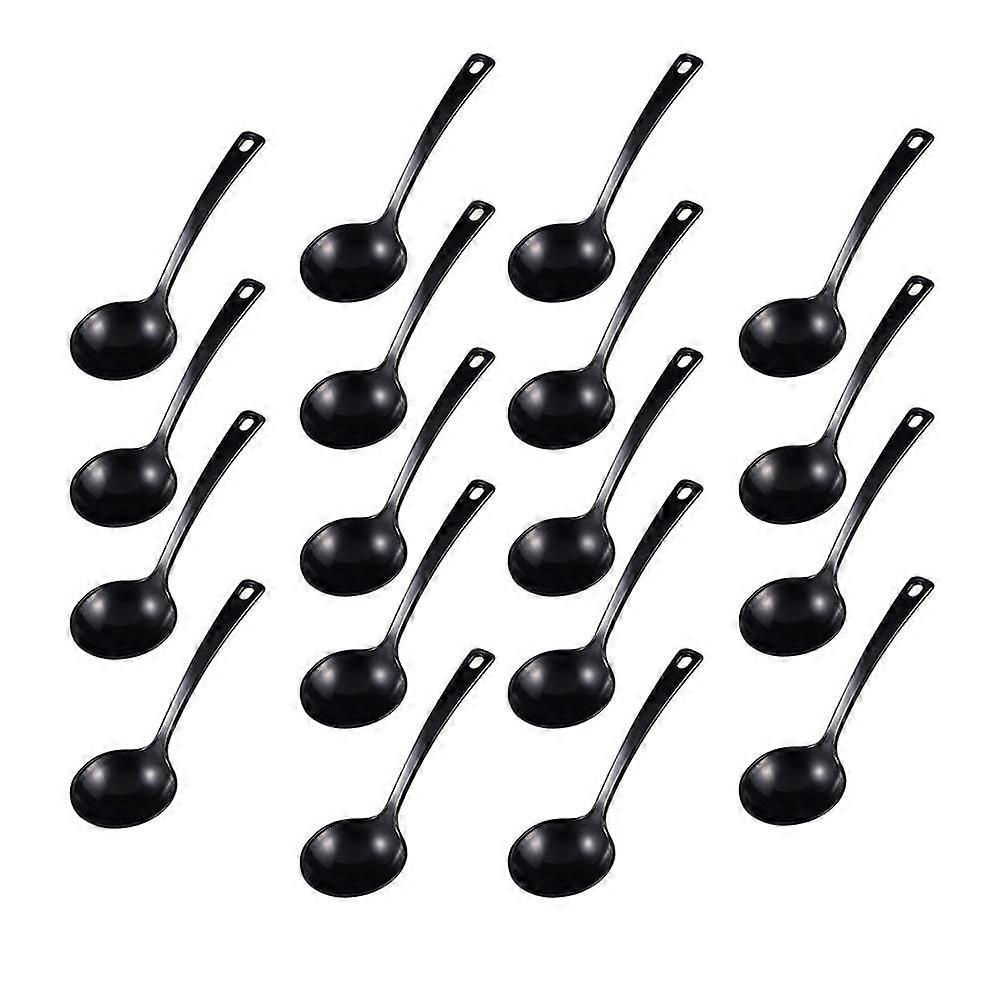 Soup Large for Home Use 18Pcs Black PP Material