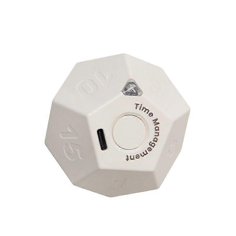 Convenient Timer Rotating Desk Productivity Timer - 11 Preset Countdown Rechargeable Dodecagon Timer
