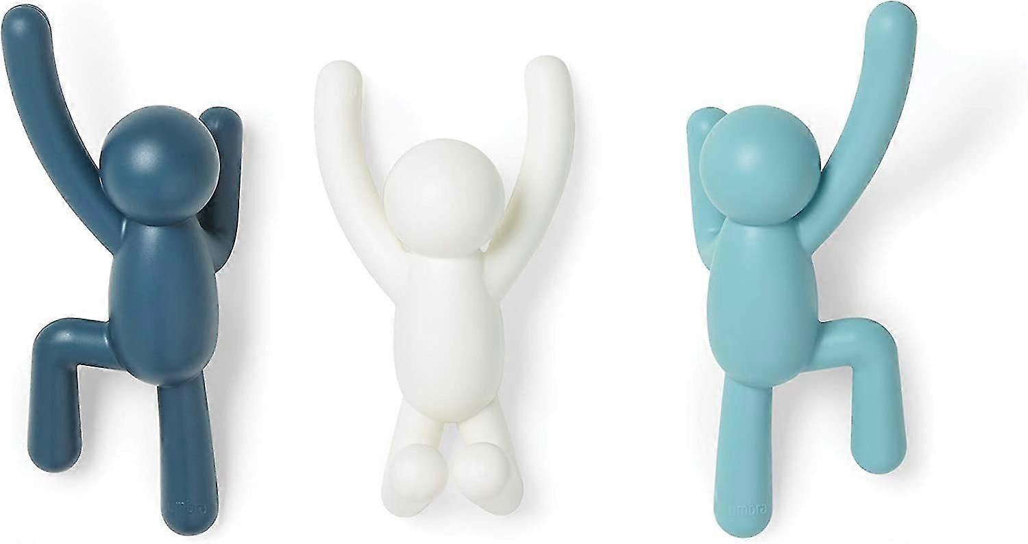 Wall Hooks, Blue, Regular