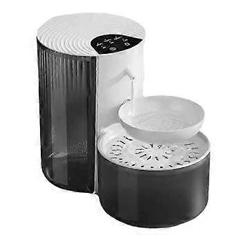 3L Wireless Pet Water Fountain Wiederaufladbarer Dump Water Feeder Timed Smart Kein Filter erforderlich Weiß