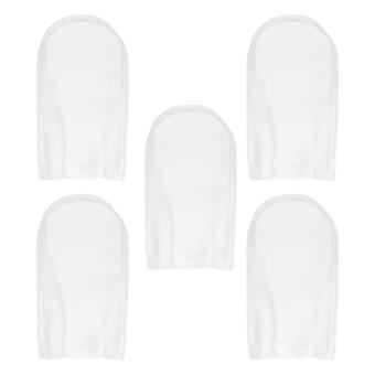 Capa de chuva transparente para bonecas em PVC, pacote com 5 unidades.
