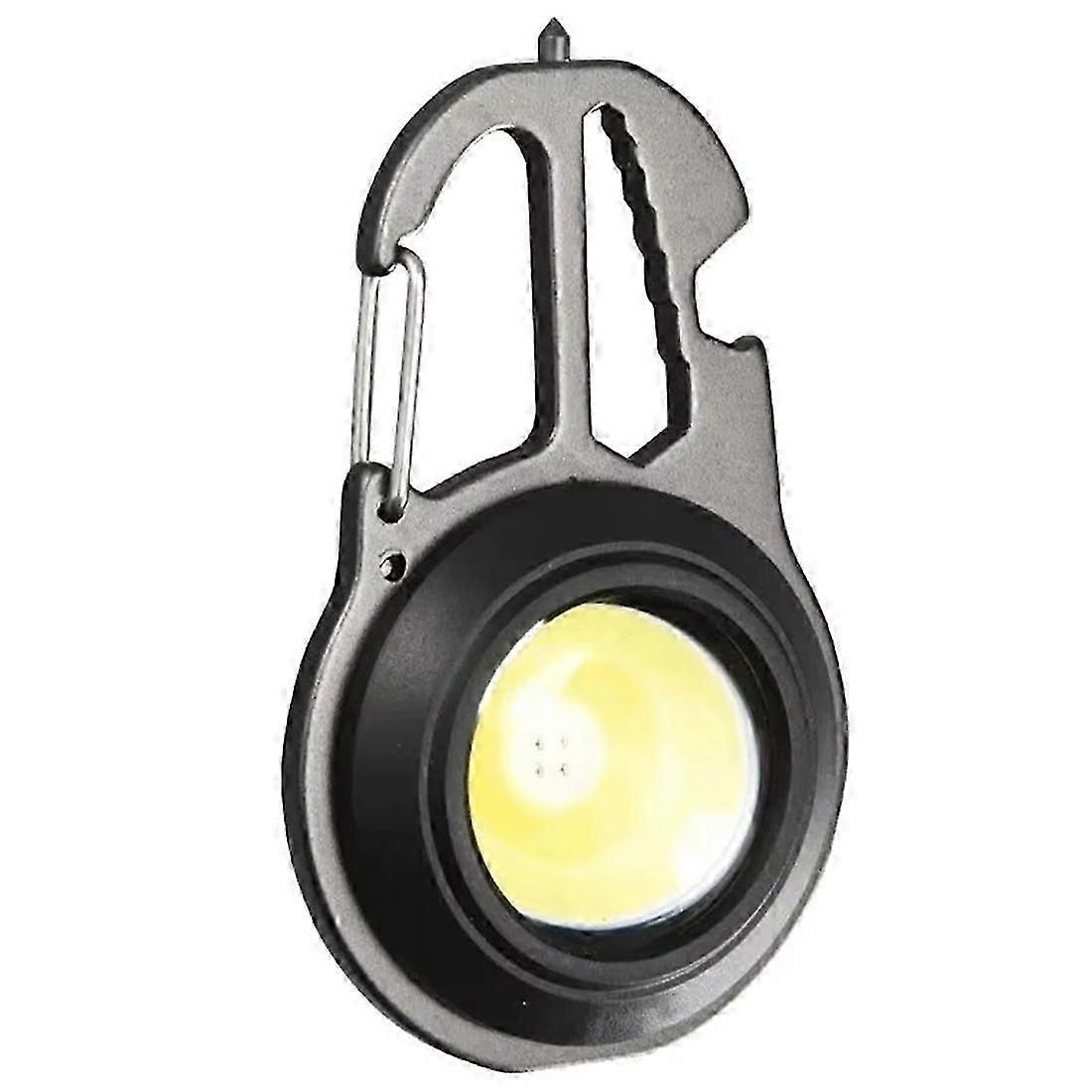 Portable Flashlight Keychain Light COB Multifunctional Mini LED Work Light Small Portable Flashlight for Outdoor Camping