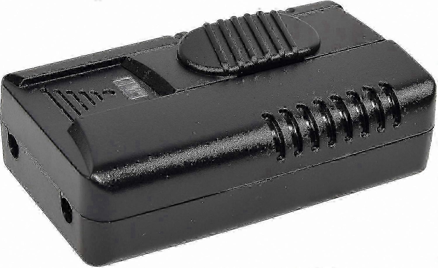 LED Foot Dimmer 150W 230V Black-Compatible Lighting Control