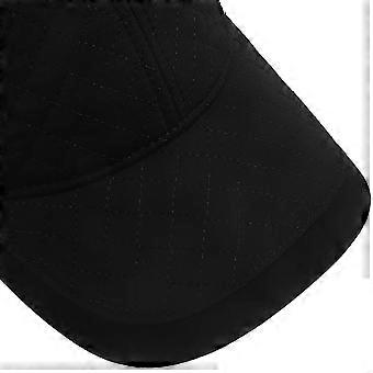 Verstelbare Dual-use Baseball Sun Block Hat Ear Protection Warm Peak voor winterreizen in de buitenlucht (zwart)