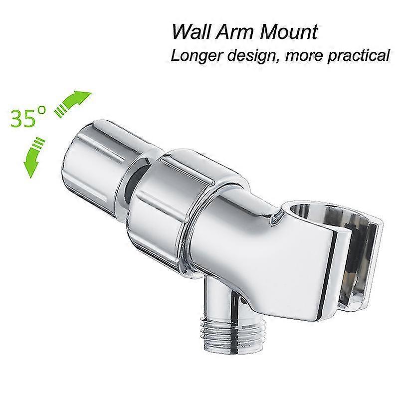Sliding support for shower bar