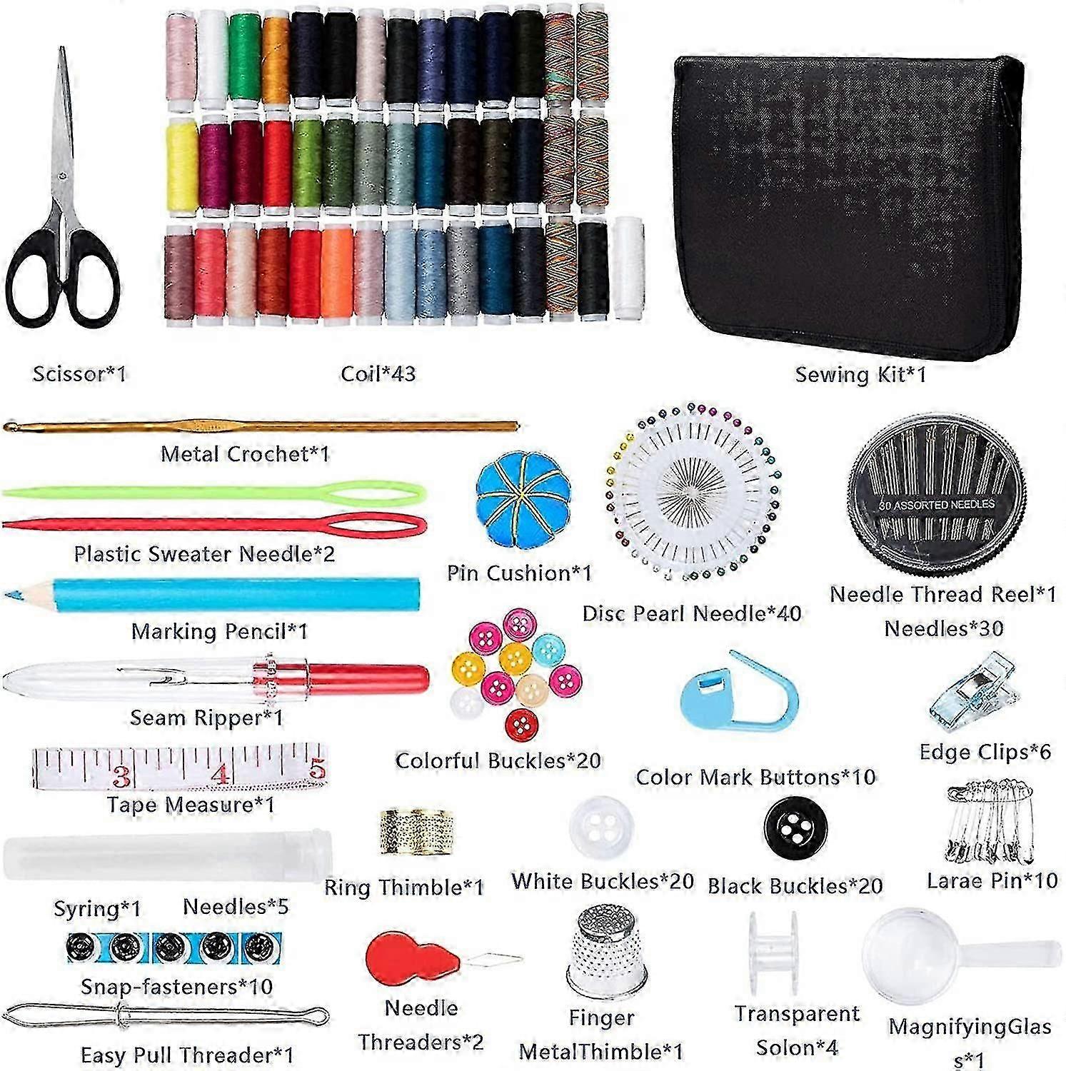 230pcs Nähset