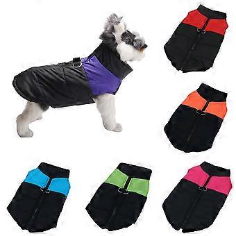Hundepullover, Wintermantel, Kälteschutzweste, warme Baumwollkleidung für Haustiere, Welpenjacke, wendbar, wasserdicht und winddicht, britischer Stil, für kleine, mittlere und große Hunde