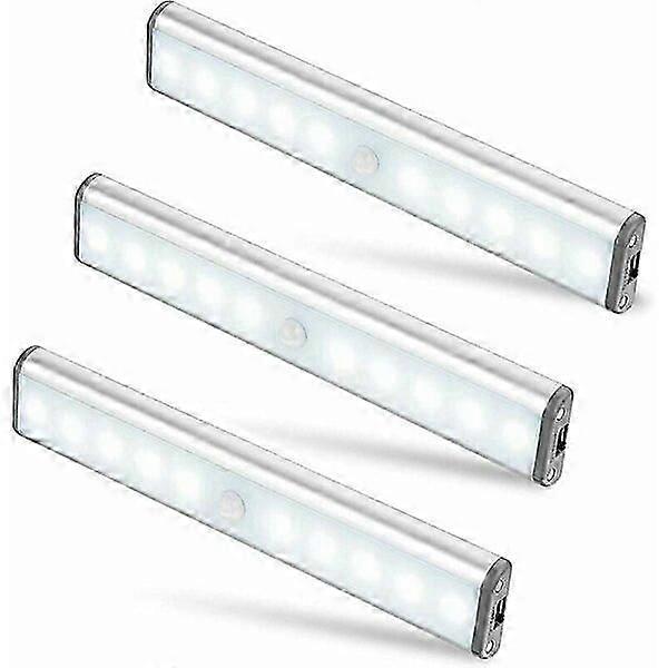 Table Lamp, USB Charging LED Bulb, 3-Piece Set, Motion Sensor Light
