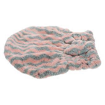1Pc Home Use Shower Hat Water Absorbent Bathing Hat Striped Home Bath Hat