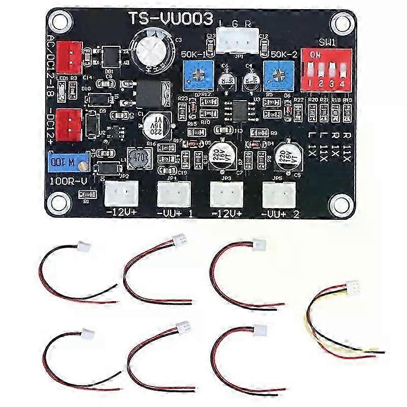 TS-VU003 VU Meter Driver Board Adjust VU Meter Driver Panel Backlight High-Frequency Low-Pass Panel Accessories