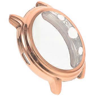 Watch Accessories TPU Watch Protective Case Compatible For Fossil Gen 5 The HR Rose Gold 4.4X4.4 Cm Everyday Use 1Pack
