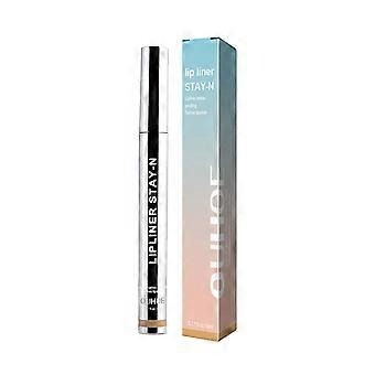 OUHOE peel off lipliner (light brown) plump lip lines show lip color without taking off makeup peel off lipliner