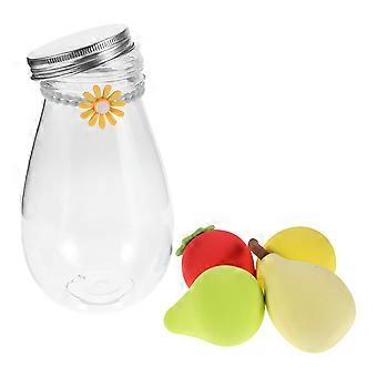 4Pcs Set of Fruit Makeup Sponges for Dry and Wet Application Use