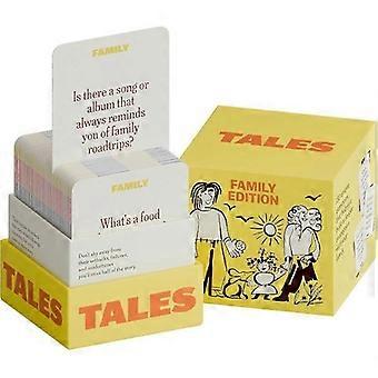 TALES 150 samtalekort, familieudgave, perfekt til familiespil for voksne, teenagere og børn, gaver, helligdage og sammenkomster -FF- 1 stk.