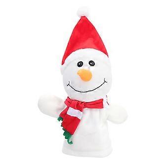 Snowman Finger Puppet Toy for Playing 1Pcs Kids Educational Finger Toy