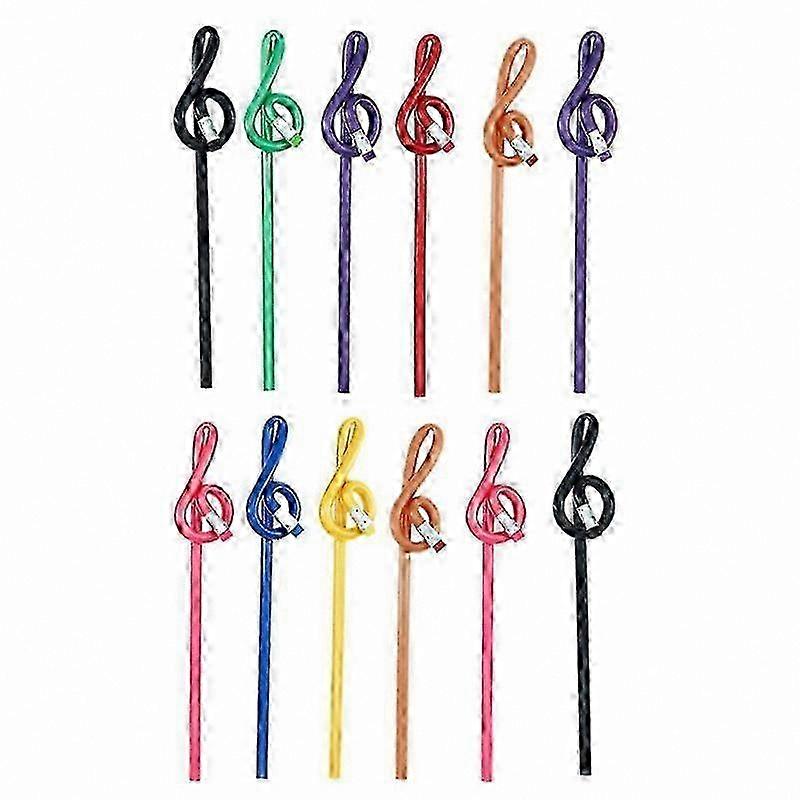 12-Pack Musical Note Pencils for Students