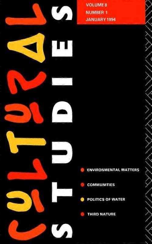 Cultural Studies Volume 8 Issue 1