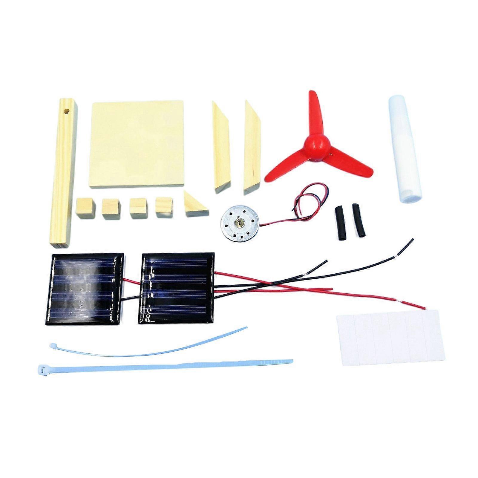 solcellevifte montering DIY puslespill Nytt